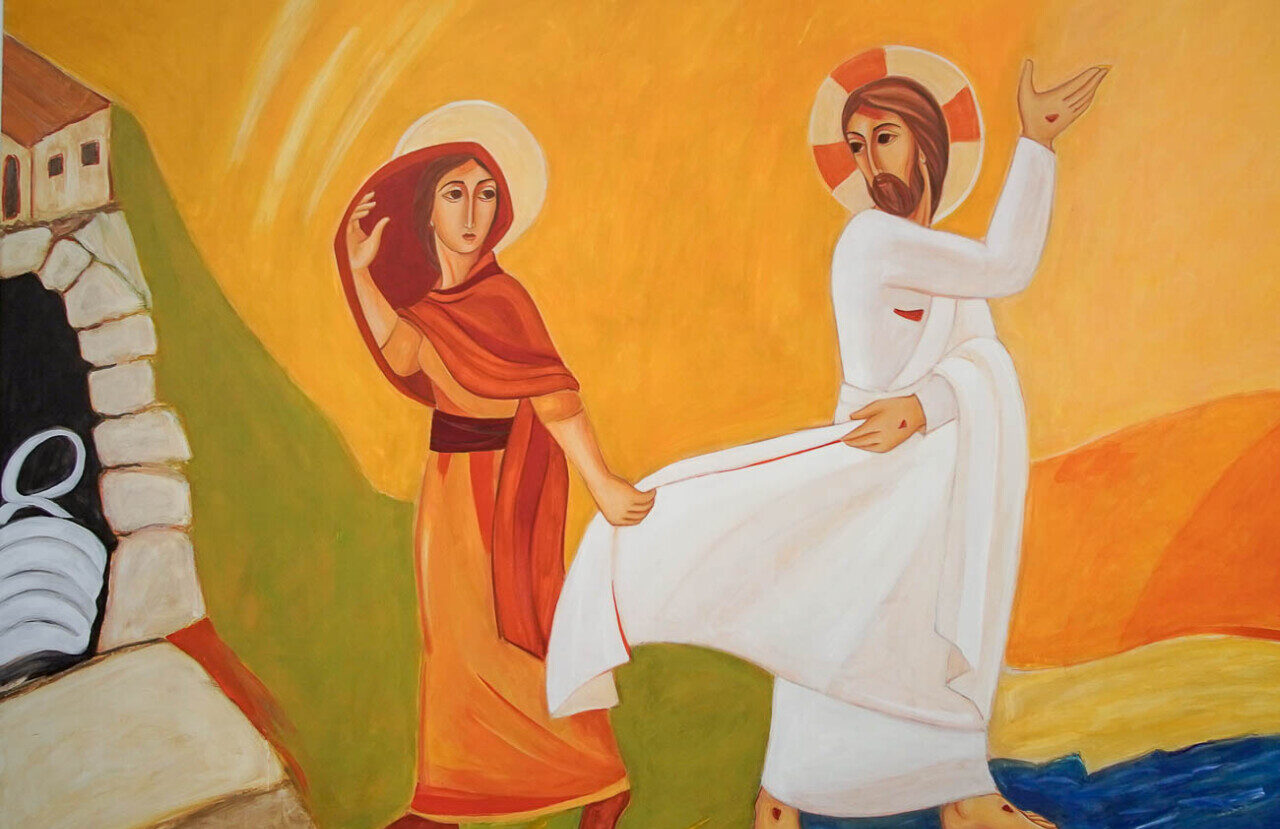Quel mattino, Maria di Magdala ha trovato la tomba di Gesù aperta, violata, il suo corpo sparito come se fosse stato trafugato, quasi non fosse bastato averlo straziato e ucciso.